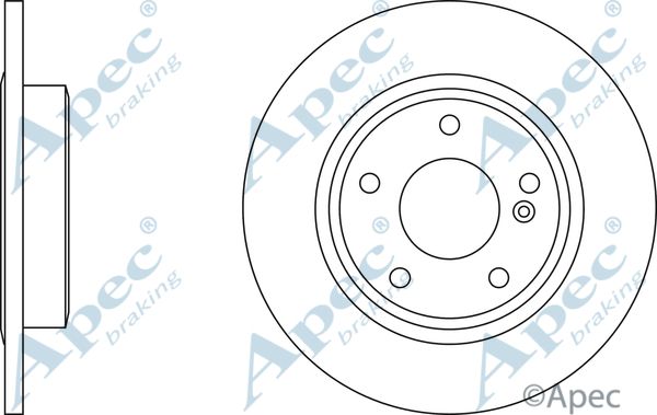 APEC BRAKING Тормозной диск DSK2992